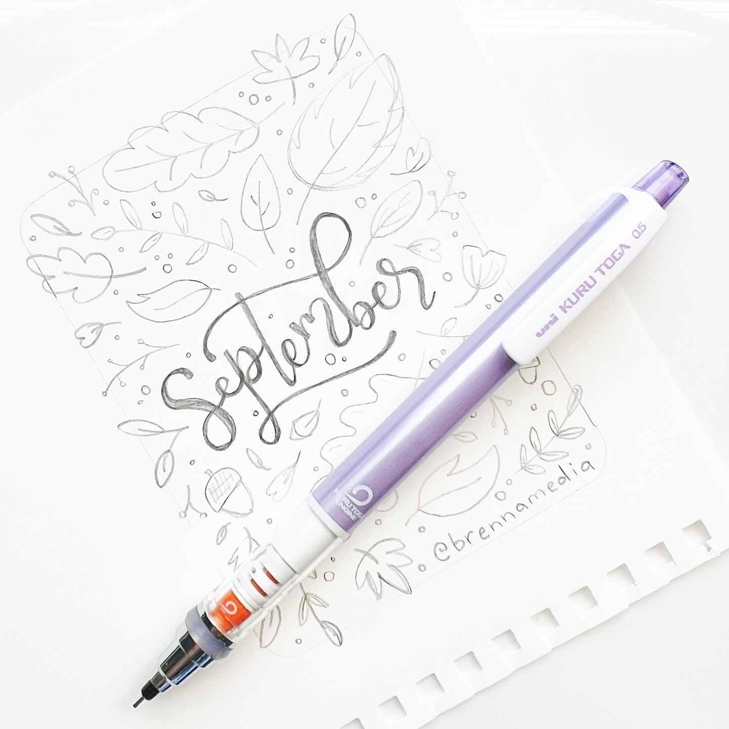 Happy September! 🍂🐿️✏️

Just a sneak peek at some art I created for someone lately. Can’t wait to show you where it’s being printed. 💌👀

Also, my favorite mechanical pencil in my fave color: @uniballco Kuru Toga. It comes in so many colors. I obviously own the purple one.
.
.
.
#Uni #uniball #uniusa #yesuni #yesuniball #startyourstory #september #september2024 #septemberart #septemberlettering #firstseptember #mechanicalpencil #kurutoga #kurutogapencil #wip #workinprogress #pencildrawing #pencilart #pencilsketch #pencilsketches #purple #purplepencil

#LTKSeasonal