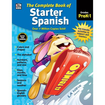 Thinking Kids The Complete Book of Starter Spanish Workbook, Grade Preschool-1, Paperback | Target