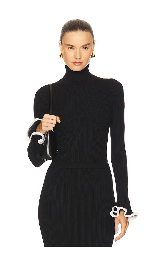 SIMKHAI Lola Turtleneck in Black. Taglia S. Also in XS, L. | Revolve Clothing (Global)