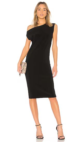 Drop Shoulder Sleeveless Dress in Black | Revolve Clothing (Global)