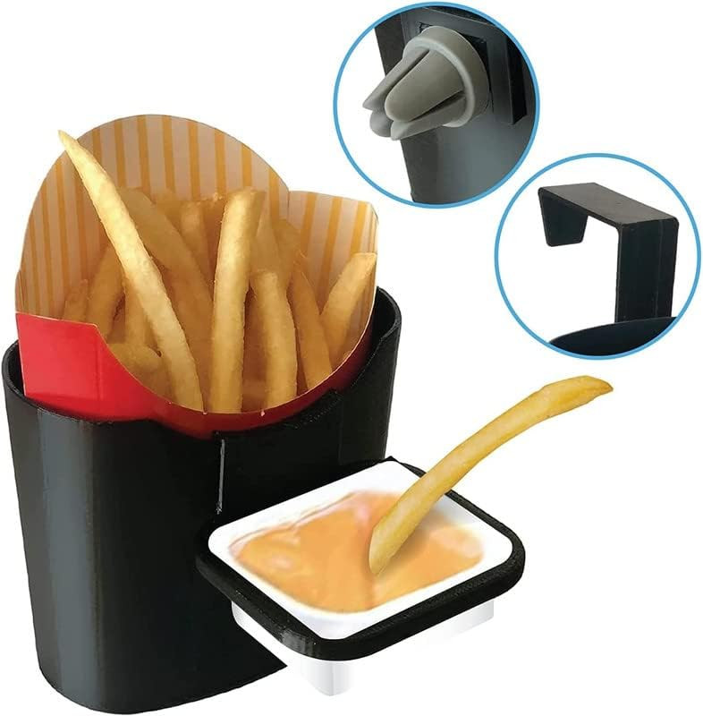 Vent N' Door Caddy and Sauce Caddy Combo Pack – French Fry Holder – Holds Fries, Sauce & More - Conn | Amazon (US)