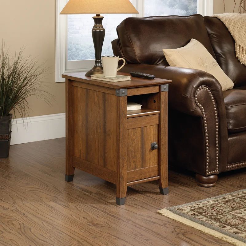 Newdale End Table With Storage | Wayfair North America
