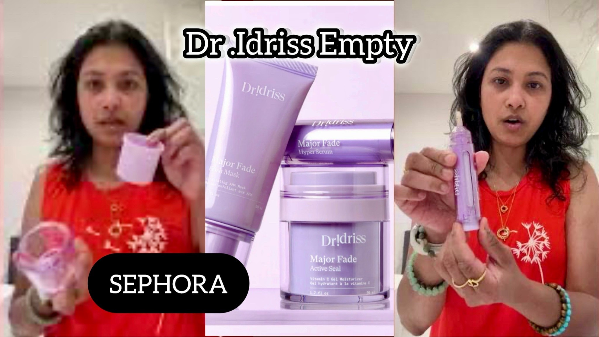 1 MONTH Later Dr.IDRISS Major Fade @Sephora  Empty ! REVIEW
https://youtu.be/XGusKddmGMc

Watch on my youtube channel- Pam Dsouza

#LTKBeauty #LTKOver40 #LTKstorytime