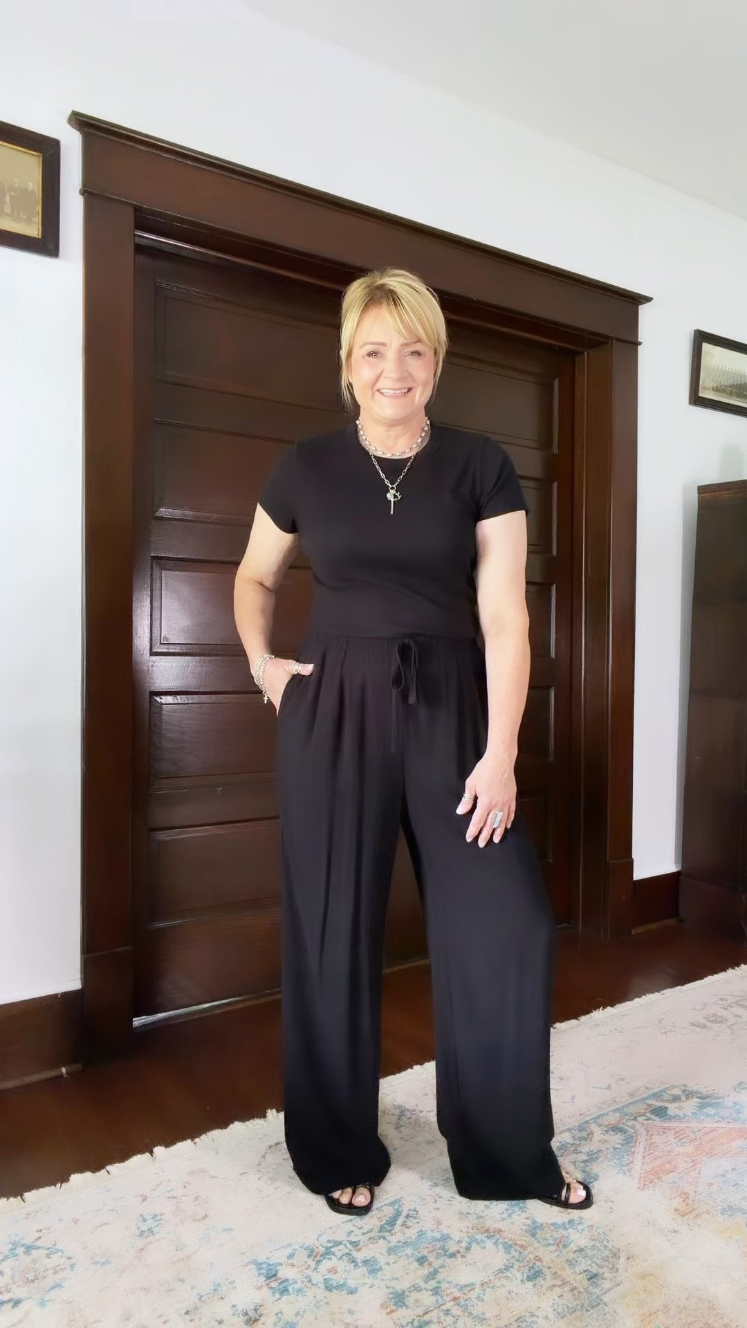 Perfect Summer Pants if you’re avoiding shorts.   Loose and flowy.  I’m 5’3” for reference.

#LTKOver40 #LTKootd