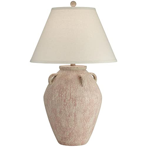 Pacific Coast Lighting 64W00 Ria Blush Terracota 1-Light 150W Table Lamp | Amazon (US)