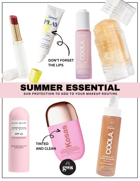 Protect that beautiful face with SPF in your make up routine this summer here are some of our favorites to go under your make up replace your foundation and add to your lips! 

#LTKSeasonal #LTKBeauty #LTKFindsUnder100
