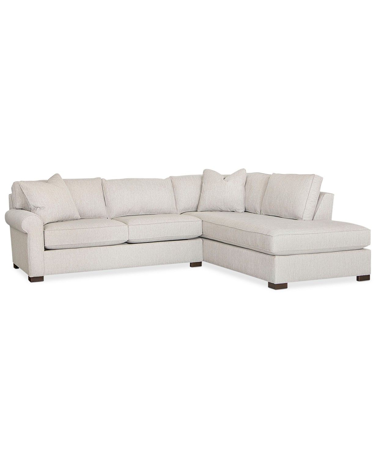 CLOSEOUT! Jemanie 2-Pc. Fabric Sectional, Created for Macy's | Macys (US)
