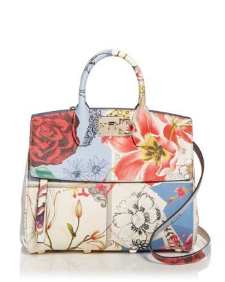 Studio Bag Floral Leather Satchel | Bloomingdale's (US)