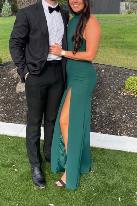 This green wedding guest dress is perfect for a formal or black tie wedding!

Green formal dress, formal dress with front slit, formal dress with side slit, formal dress with halter neck, formal dress with open back

#LTKwedding #LTKU #LTKunder100