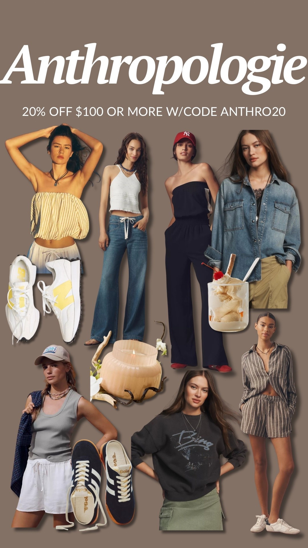 20% off $100 of more with code ANTRHO20

#LTKSaleAlert #LTKSeasonal #LTKSpringSale