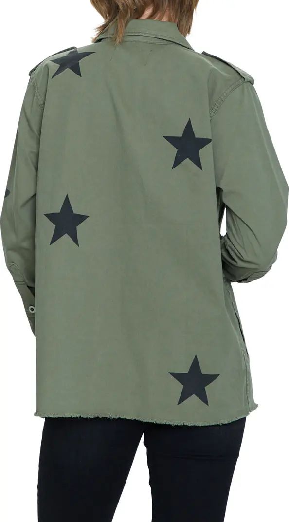 Cammy Star Print Twill Utility Jacket | Nordstrom