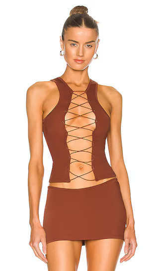 Mystic Tank in Cinnamon | Revolve Clothing (Global)