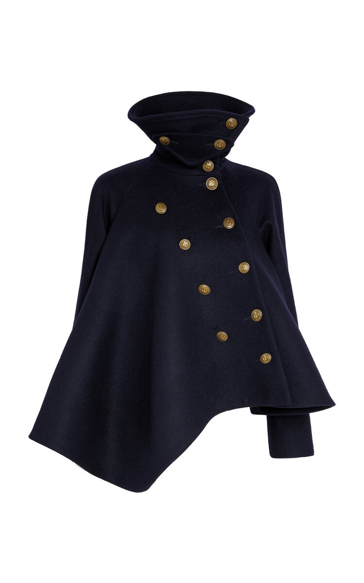 Flared Wool Pea Coat | Moda Operandi (Global)