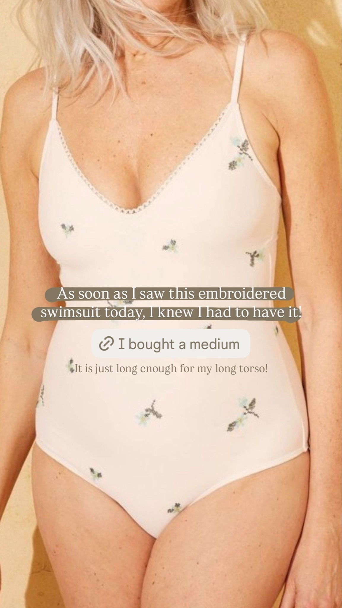 This embroidered one piece swimsuit is adorable! I bought a medium and should fit long torsos. #target #targetambassador

#LTKSwim #LTKTall #LTKSaleAlert