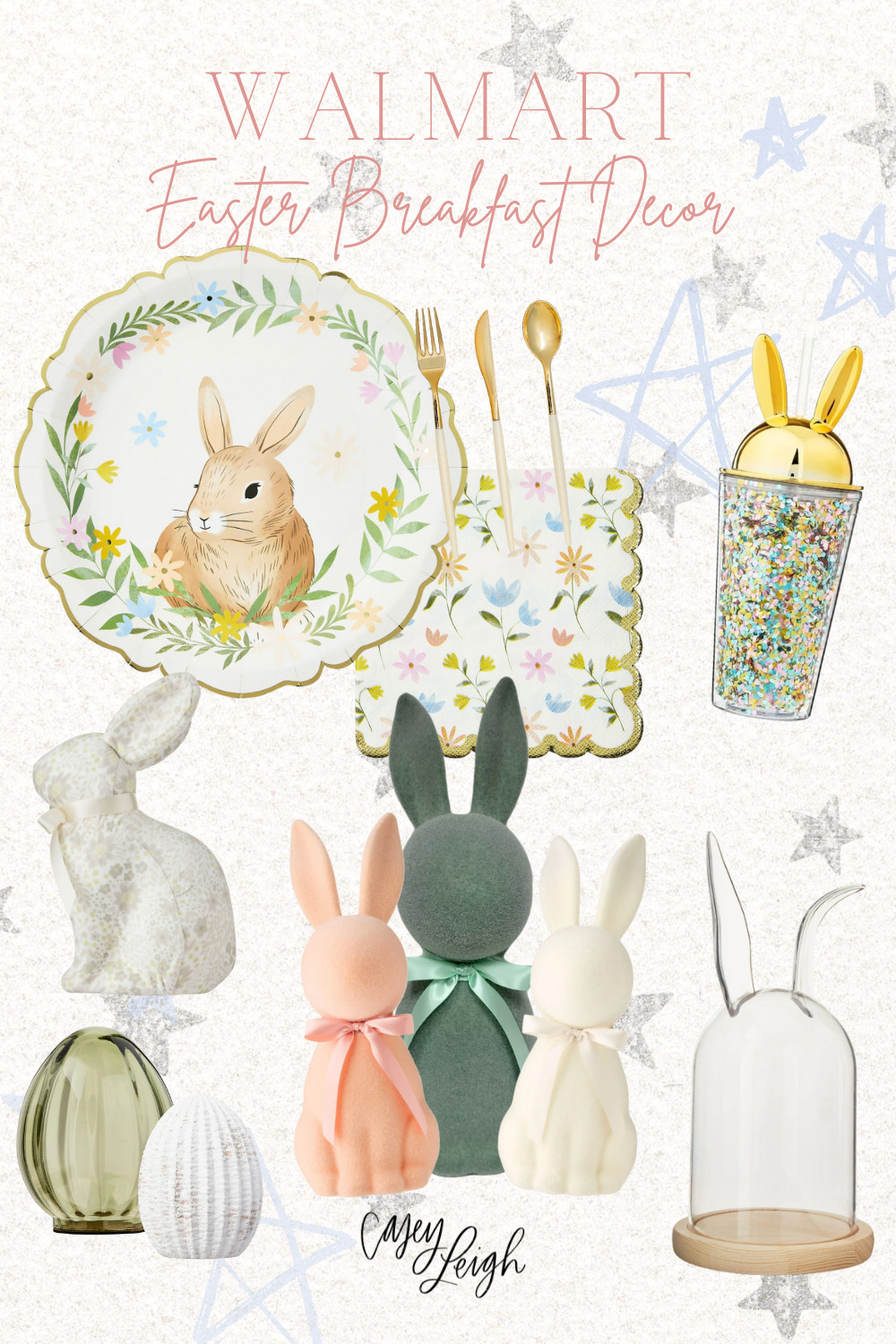 Elevate your Easter breakfast with the cutest Walmart finds! From pastel plates to flocked bunnies, these festive touches make the morning extra special. 🐰🌸🥕 #EasterBrunch #SpringDecor #EasterBreakfast #WalmartFinds #HolidayTable 

 #LTKSeasonal #LTKKids #LTKFamily