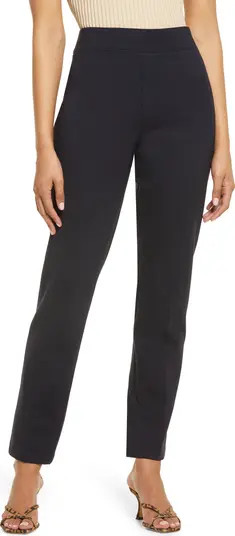 SPANX® High Waist Straight Leg Ponte Pants | Nordstrom | Nordstrom