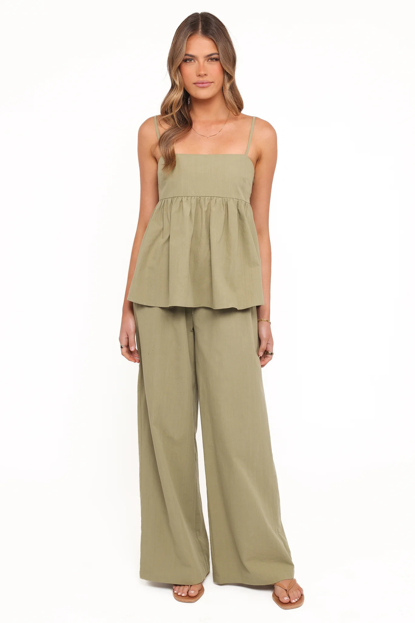 Jessica Pant Set - Olive | Petal & Pup (US)