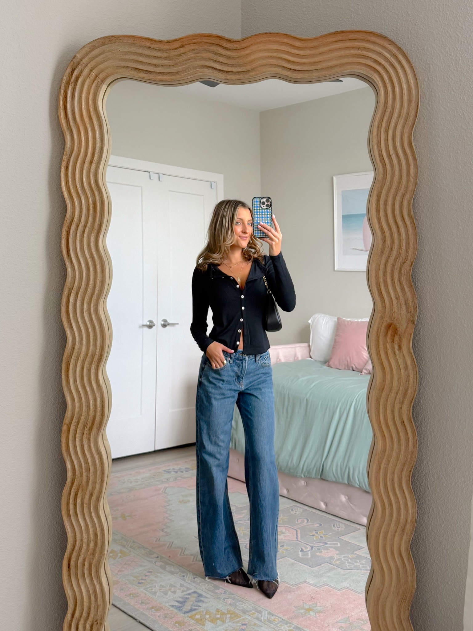 the cutest winter outfit from abercrombies sale - up to 40% off almost everything + use code AFMCKENZIE for an extra 15% off 🎄🩷 wearing a 24 in jeans

#LTKHoliday #LTKSaleAlert #LTKootd