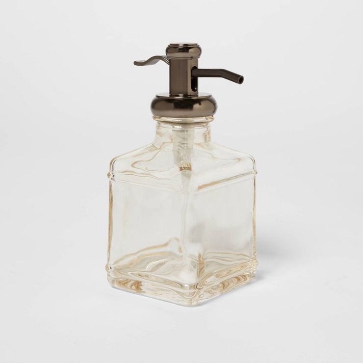 Short Antique Glass Soap Pump Brown - Threshold™ | Target