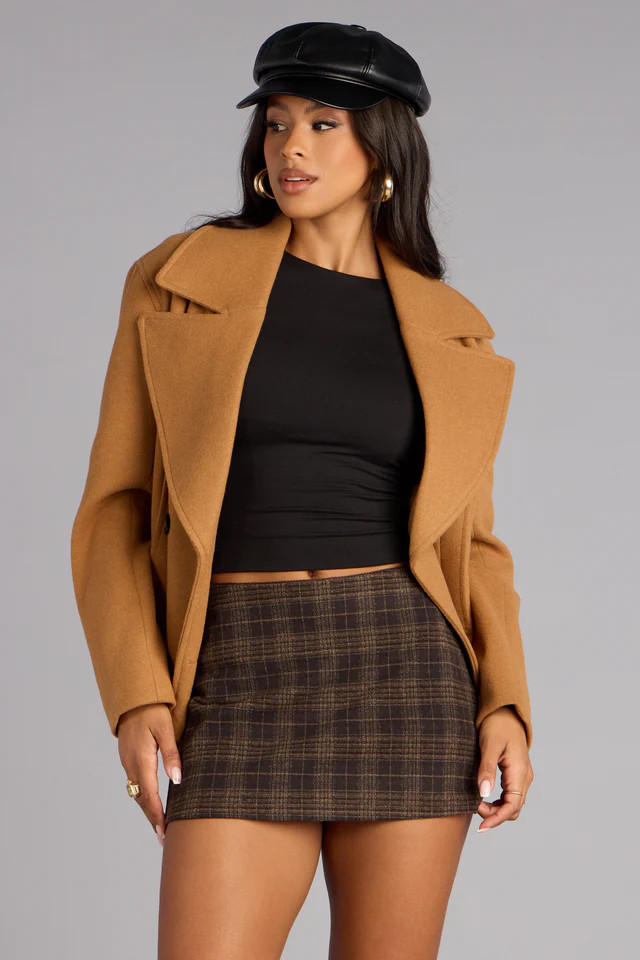 Checkmate Plaid Mini Skort | Windsor Stores