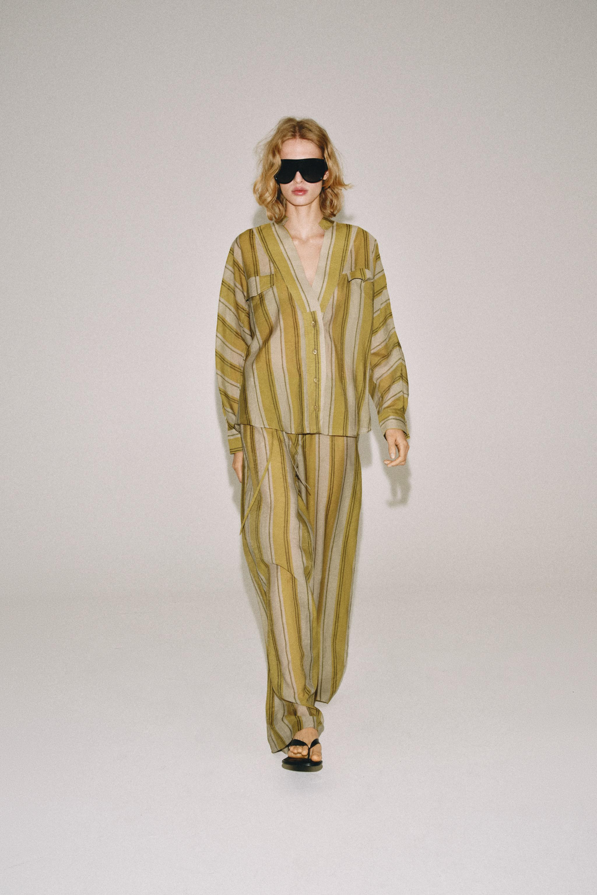 ZW COLLECTION STRIPED TROUSERS | Zara AU