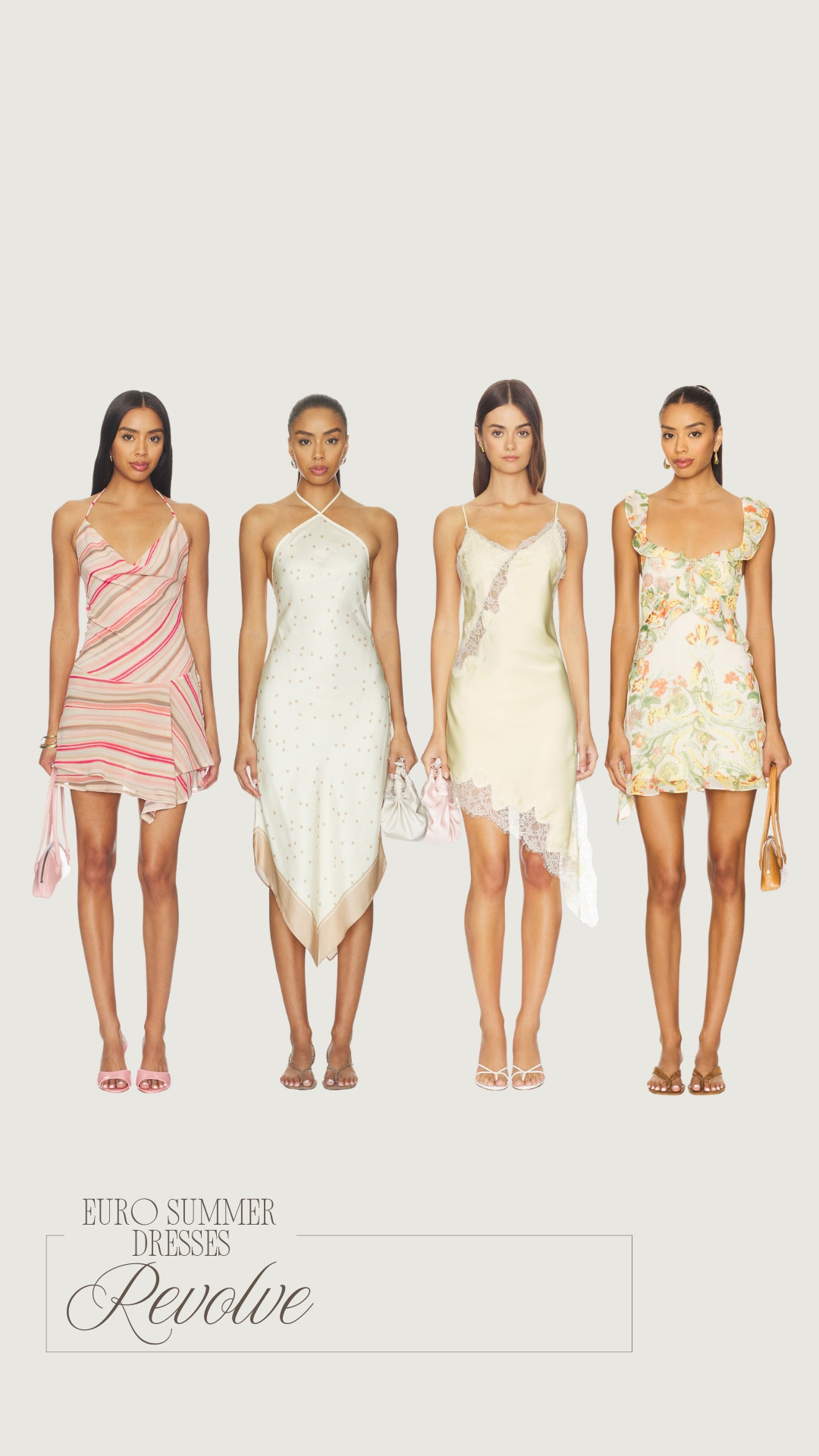 revolve always has the best dresses! love these for a euro summer vibe!

summer outfit, mini dress, midi dress 

 #LTKgrwm #LTKootd