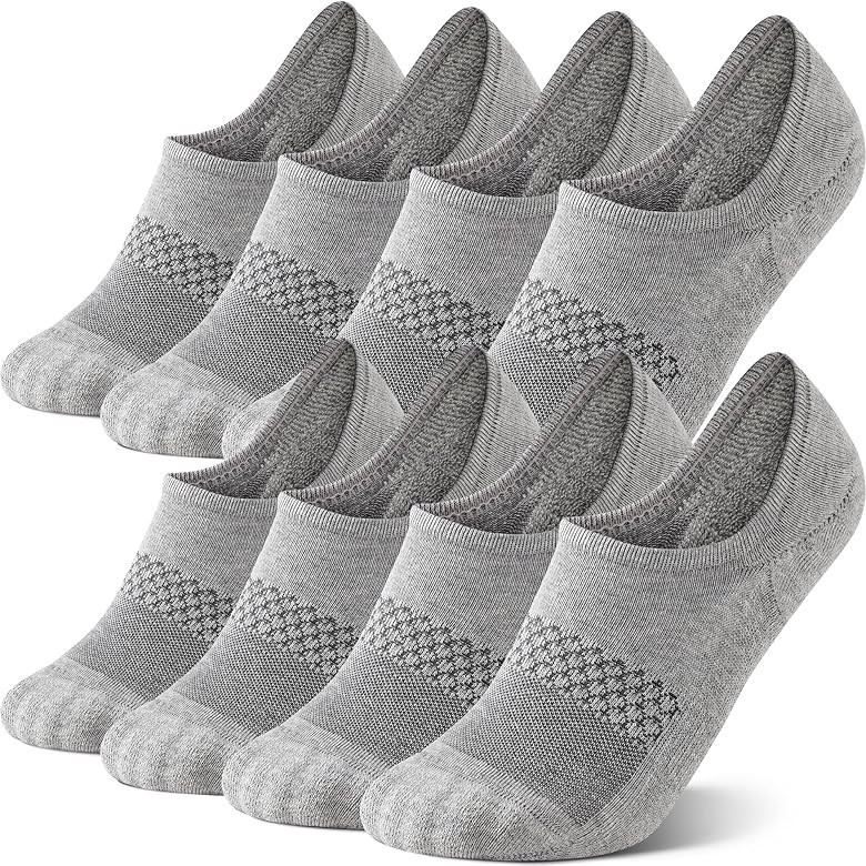 CS CELERSPORT 4/8 Pairs No Show Socks Womens and Mens Athletic Cushioned Ankle Low Cut Invisible ... | Amazon (US)