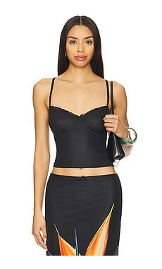 Runaway The Label Cici Top in Black from Revolve.com | Revolve Clothing (Global)