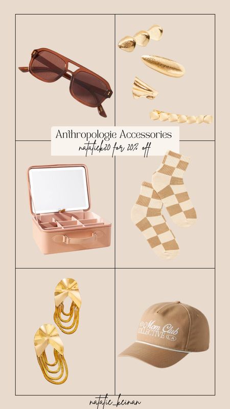 Accessories at Anthropologie! Use my code NATALIEK20 for 20% off! Gift ideas 


#LTKGiftGuide #LTKFindsUnder100 #LTKStyleTip