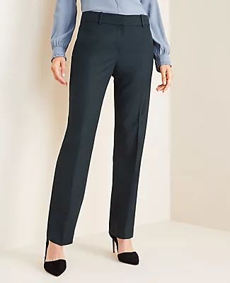 Ann Taylor The Petite Straight Pant in Green | Ann Taylor (US)