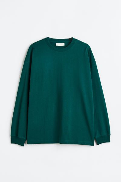 Oversized Fit Cotton Shirt | H&M (US + CA)