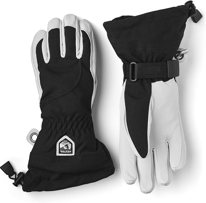 Hestra Heli Ski Womens Glove - Classic 5-Finger Leather Snow Glove for Skiing, Snowboarding and M... | Amazon (US)