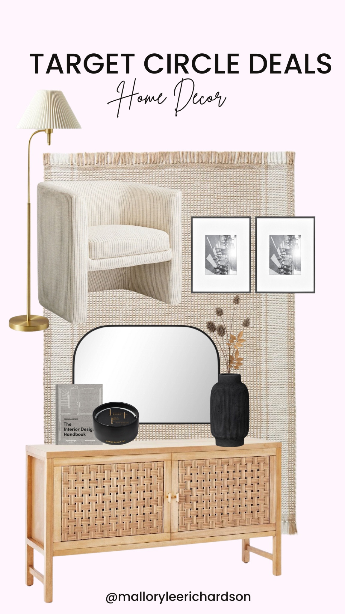 Target Circle deals are still happening, home decor included! home decor, home inspo, area rug, arm chair, picture frames, black vase, dried flower decor, wall mirror, floor lamp, pleated lamp shade, candles, entry way table, console table, target home, threshold design, magnolia, sale

#LTKxTarget #LTKhome #LTKsalealert