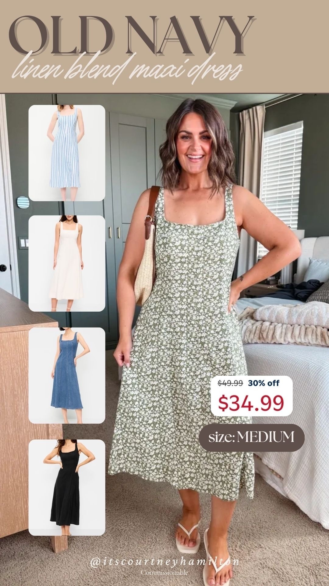 Linen Blend Maxi Dress from Old Navy is on sale for 30% off! I am wearing a medium!

Sale alert, summer fashion, vacation outfit, new arrivals, Courtney Hamilton

#LTKSeasonal #LTKMidsize #LTKootd