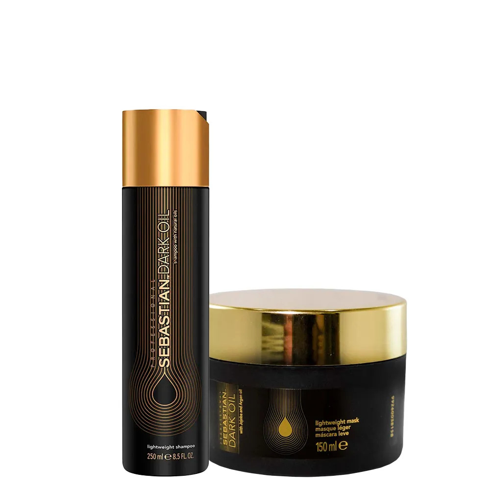 Kit Sebastian Professional Dark Oil - Shampoo 250 ml + Máscara 150 ml | Amobeleza (BR)