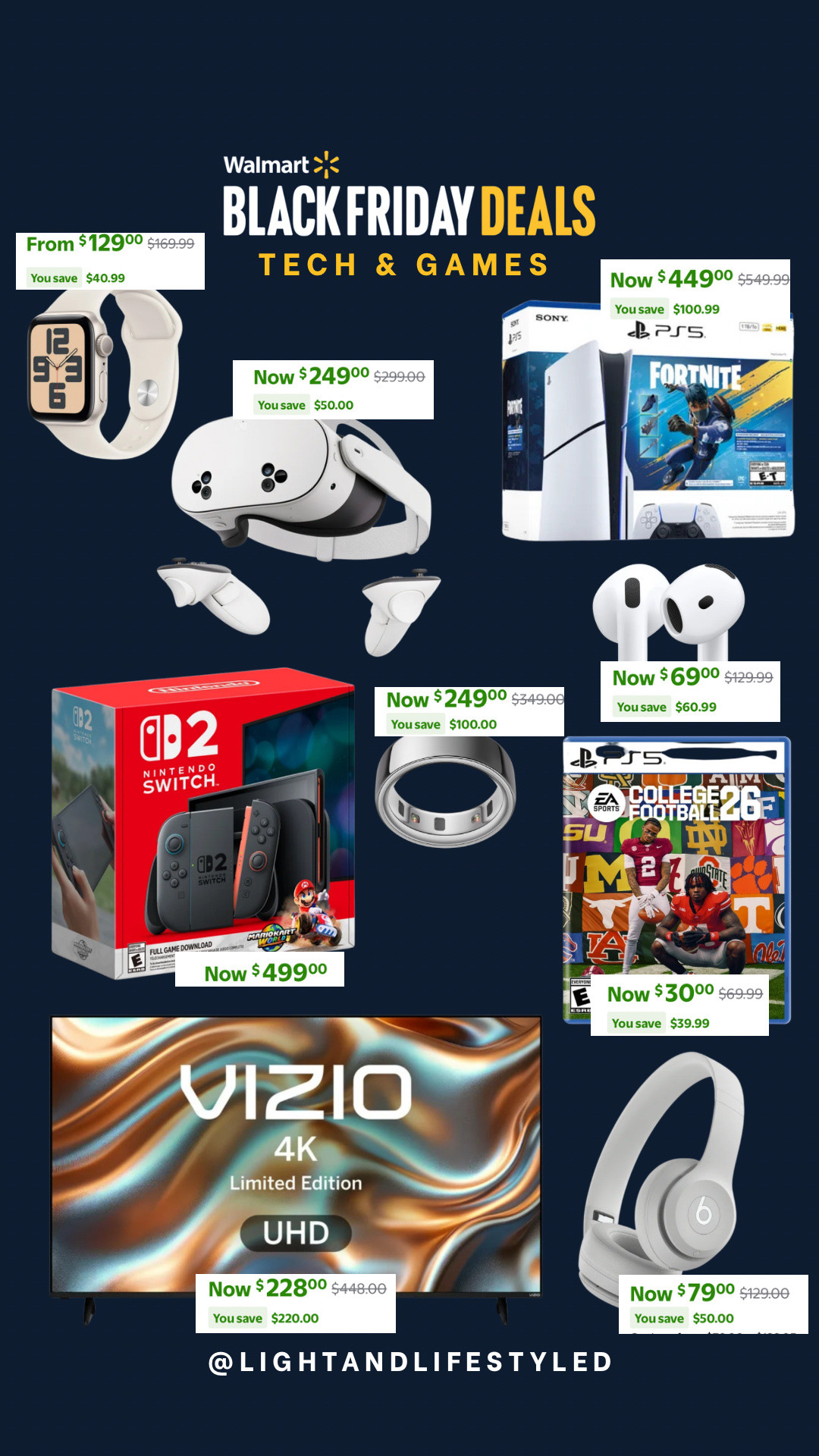 Walmart Black Friday deals on tech and games!!🎁


Gifts for him, gifts for her, games, TV, technology, Apple, game, consoles, gift, guide, Christmas gifts, gifts for husband, gift for dad, gifts for wife, gifts for mom, gifts for boys

#LTKCyberWeek #LTKHoliday #LTKSaleAlert