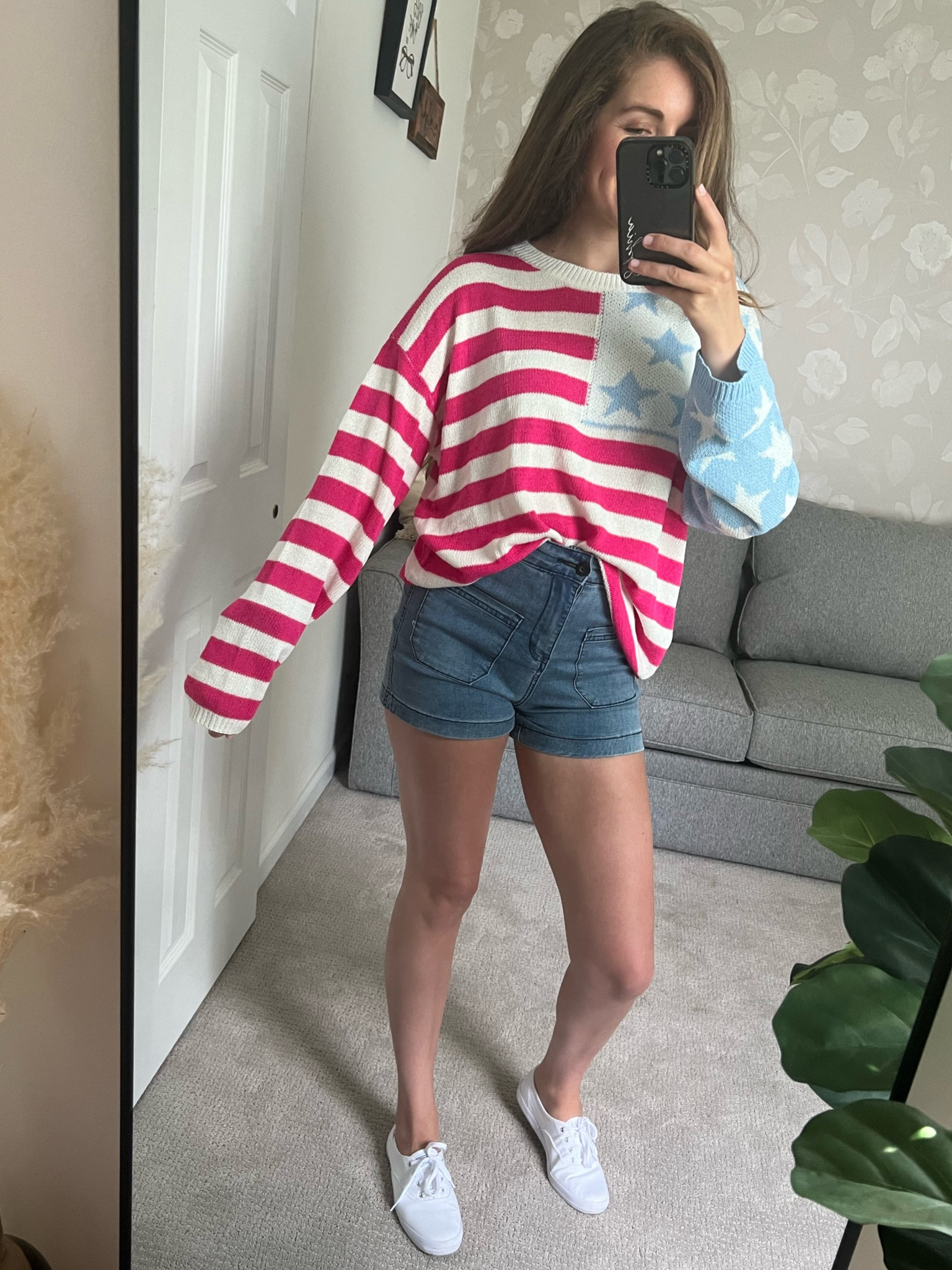 American flag sweater 

#LTKstyletip #LTKunder50 #LTKunder100