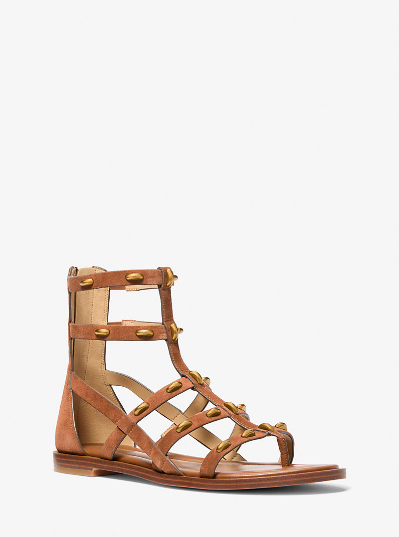 Noa Studded Suede Gladiator Sandal | Michael Kors US