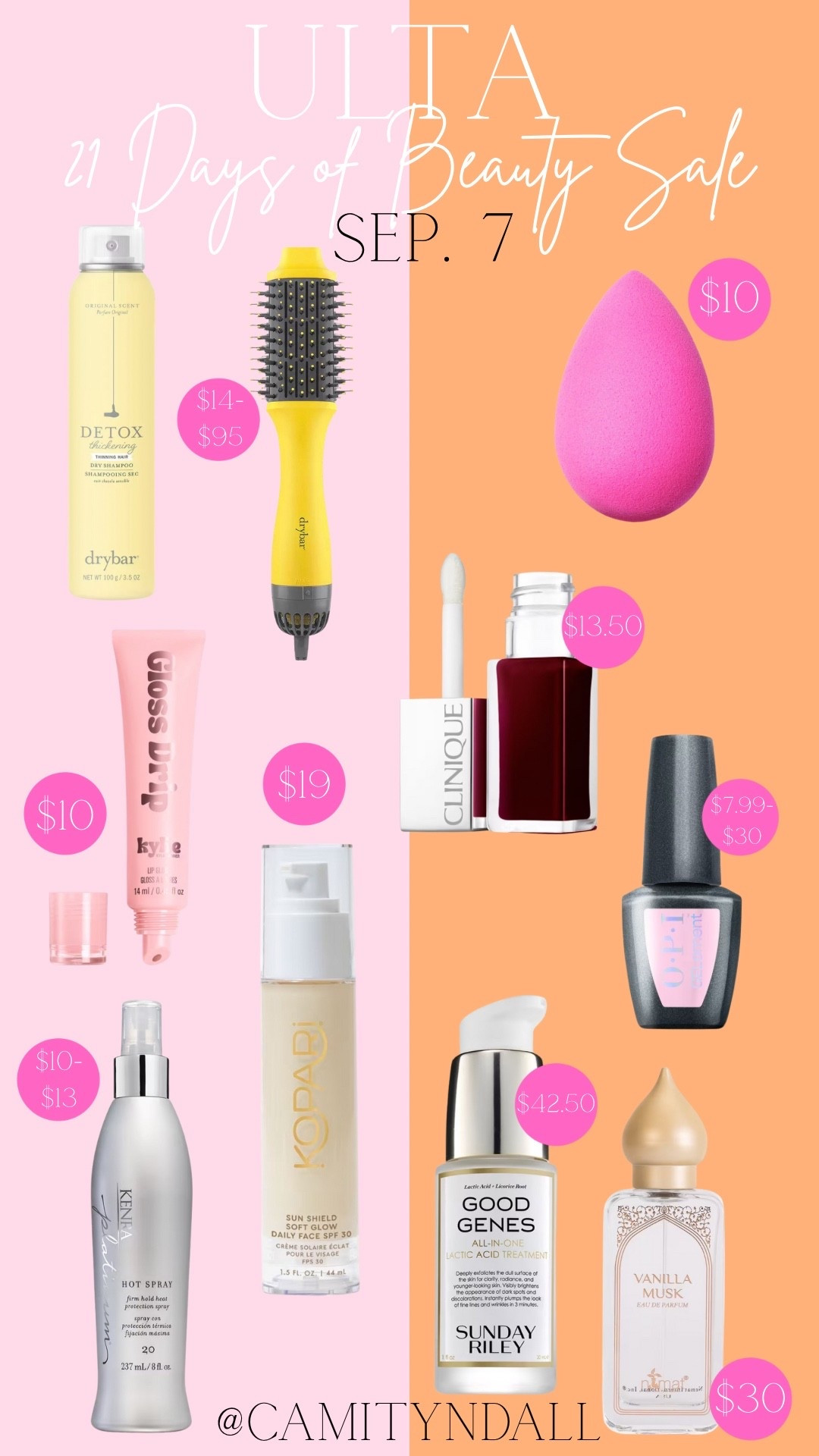 Ulta 21 days of Beauty Sale! 50% off! ✨ 
9/7! 

#LTKSaleAlert #LTKFindsUnder50 #LTKBeauty