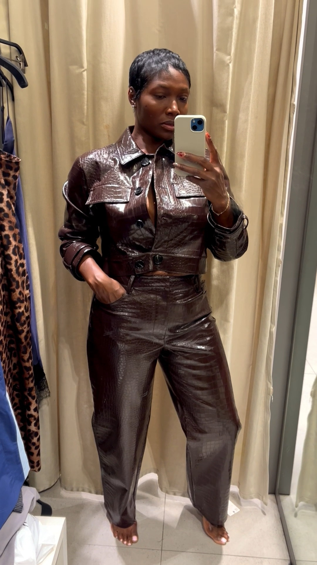 Faux Croc 2 piece set (sold separately) jacket M pants L

#LTKMidsize #LTKFindsUnder100 #LTKStyleTip