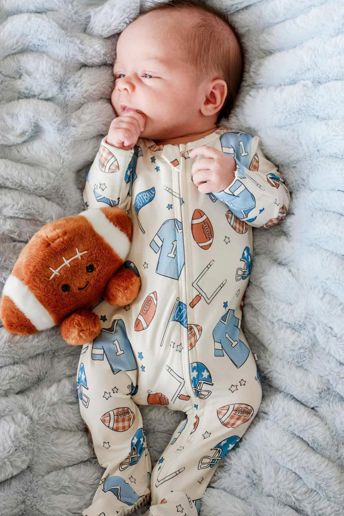 Zipper Footie | Fin Friends | Caden Lane