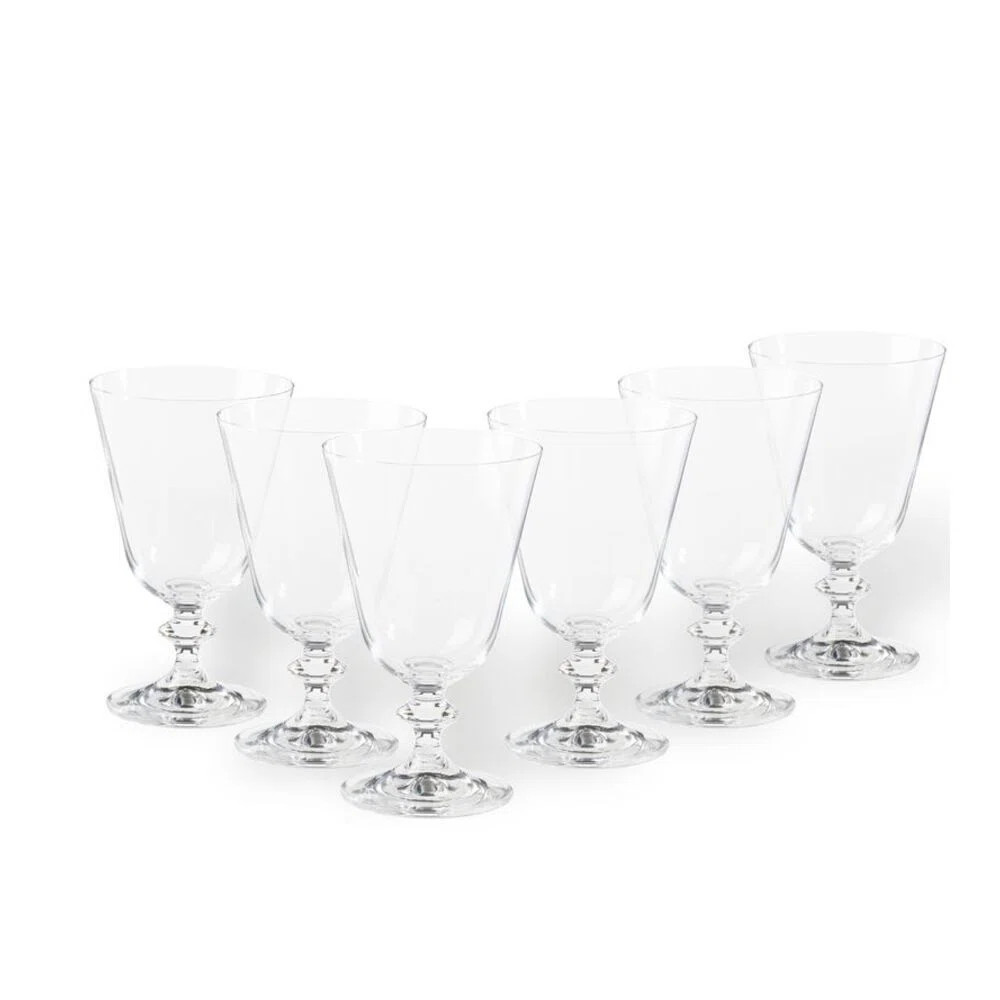Riva 12oz. Handmade Drinking Glass Set (Set of 6) | Wayfair North America