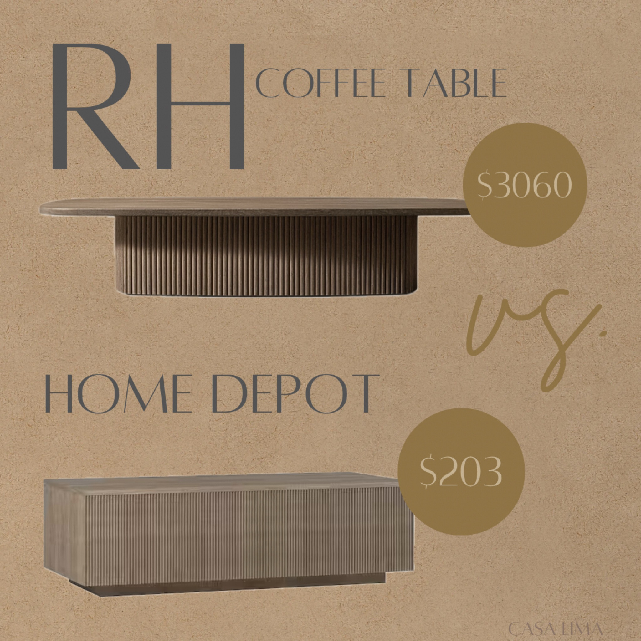 Can you believe this stunning Restoration Hardware fluted coffee table dupe is from Home Depot for a fraction of the price?!?! Don’t miss out!

#rhdupe #coffeetable #restorationhardware

#LTKSaleAlert #LTKHome #LTKStyleTip
