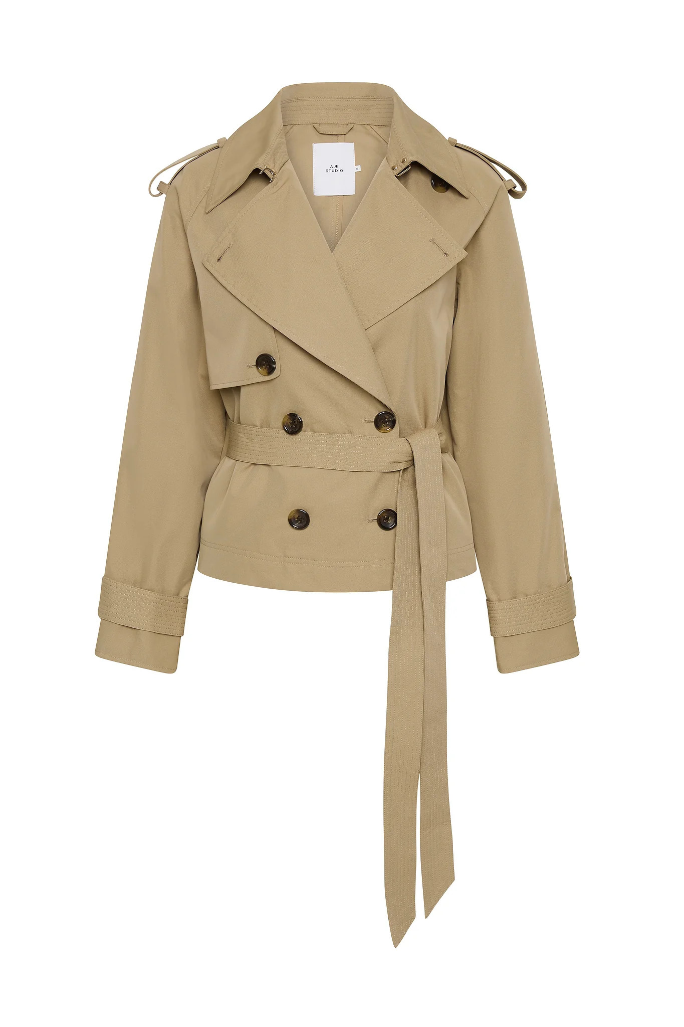 Mineral Cropped Trench | aje. (US, UK, Europe, ROW)