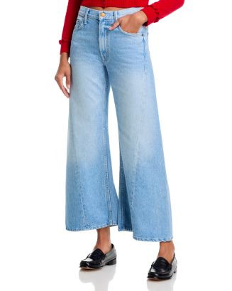 MOTHER MOTHER Lil Lemon Twist Sneak High Rise Wide Leg Jeans in Munchies | Bloomingdale's Women | Bloomingdale's (AU)