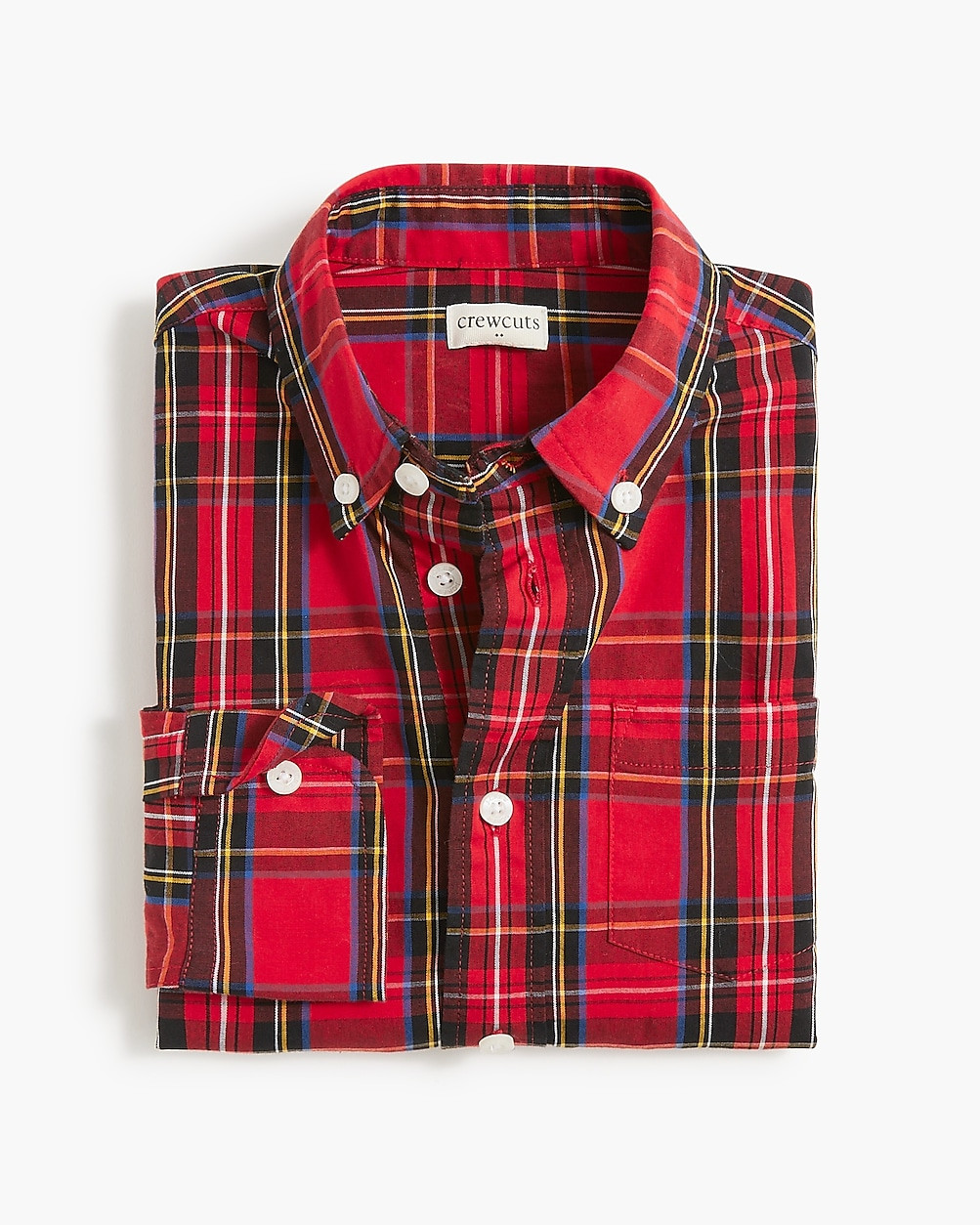 Boys' tartan button-down shirt | J.Crew Factory