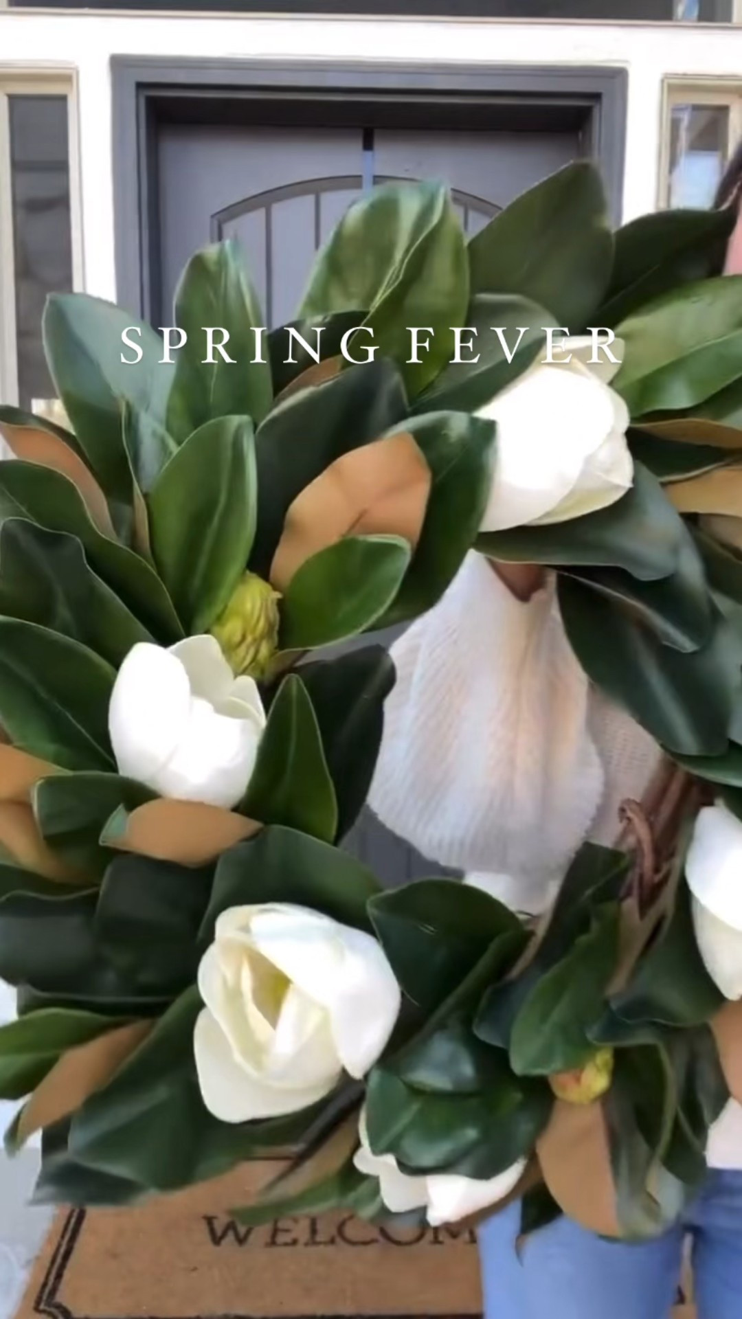 Gorgeous Magnolia Wreath for the Front Door! Artificial magnolia bloom wreath, year-round all season door wreath, housewarming gift, entryway, decor, spring home refresh, front porch refresh for spring, spring porch refresh, decorative wreath

#LTKWatchNow #LTKHome #LTKSeasonal