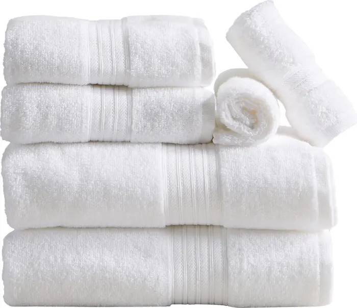 Quick-Dry Cotton 6-Piece Towel Set | Nordstrom Rack