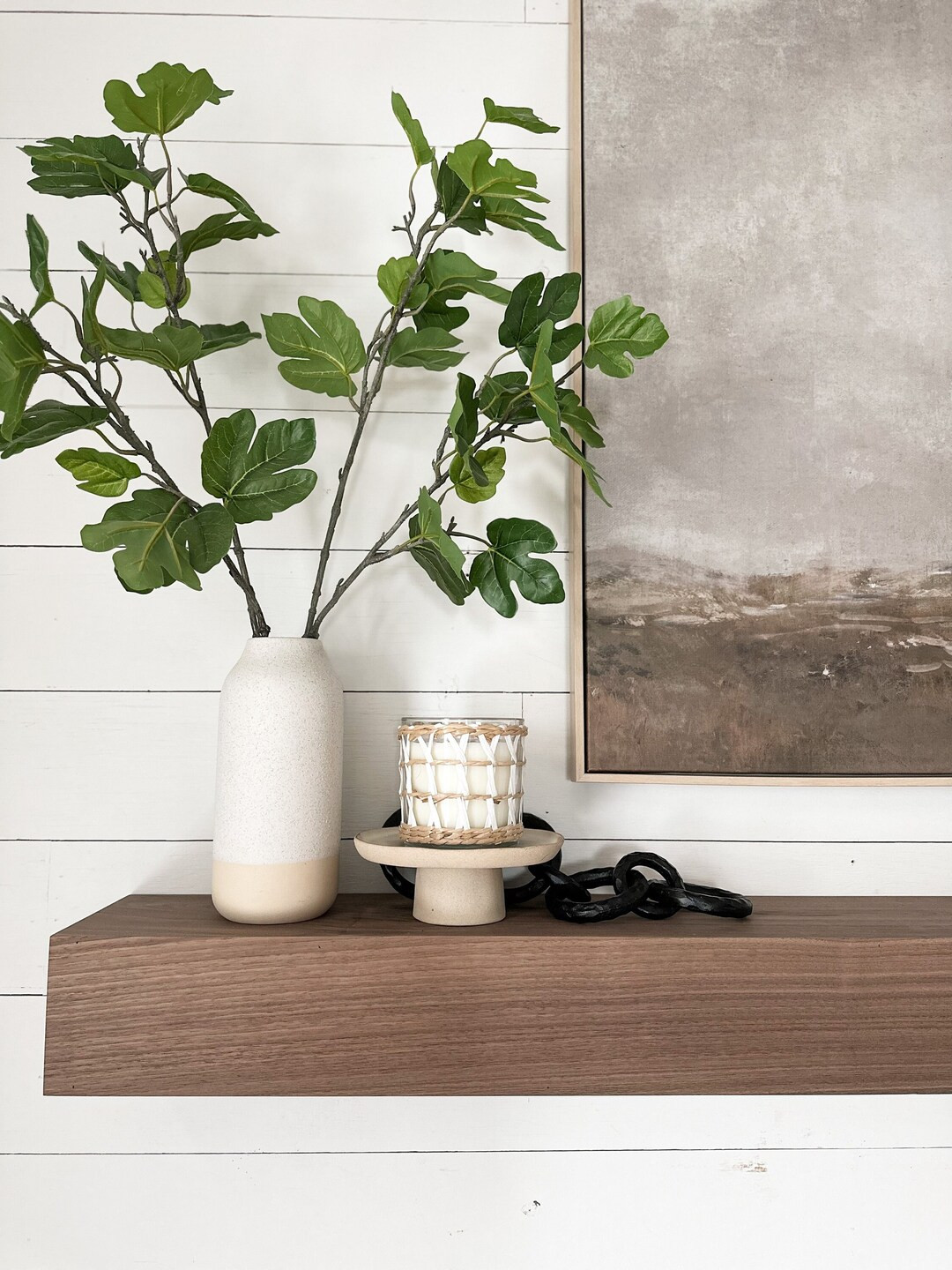 Dark Walnut Mantel Clean Consistent Grain & Color Custom - Etsy | Etsy (US)