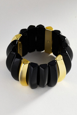 Two-Tone Stretch Bracelet | Anthropologie (US)